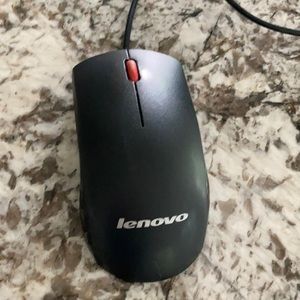 Lenovo mouse with wire